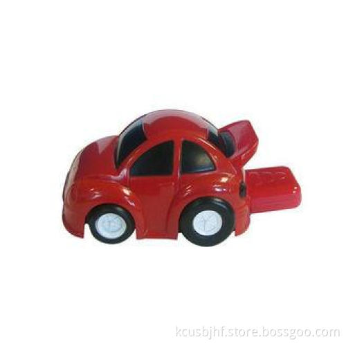 Red Car Shaped Novelty USB Flash Drives Plastic With OEM Lo
